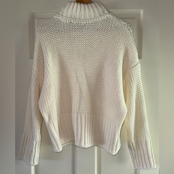 Wonderly Ivory crochet knit sweater size XL NWT - Picture 1 of 3